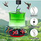 Colibries Bebedero Para Aves De Colgar Vidrio X5 Flores - Miniatura 4