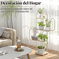Soporte De Plantas En Maceta Estante Metalico X4 Espacios - Miniatura 5