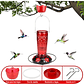 Bebedero Aves Colibríes En Vidrio Para Jardín Colgante x16oz - Miniatura 2
