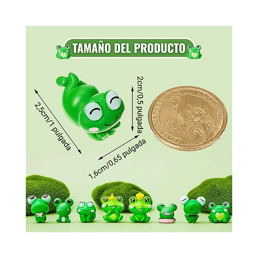 Mini Figuras Jardín Hadas Terrarios Decoracion Pescera x24pz 6