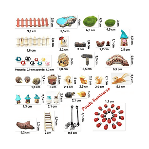 Mini Figuras Para Jardín De Hadas Terrarios Decoracion