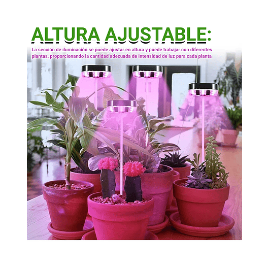 Luces Led Espectro Completo para Cultivo Plantas De Interior 6