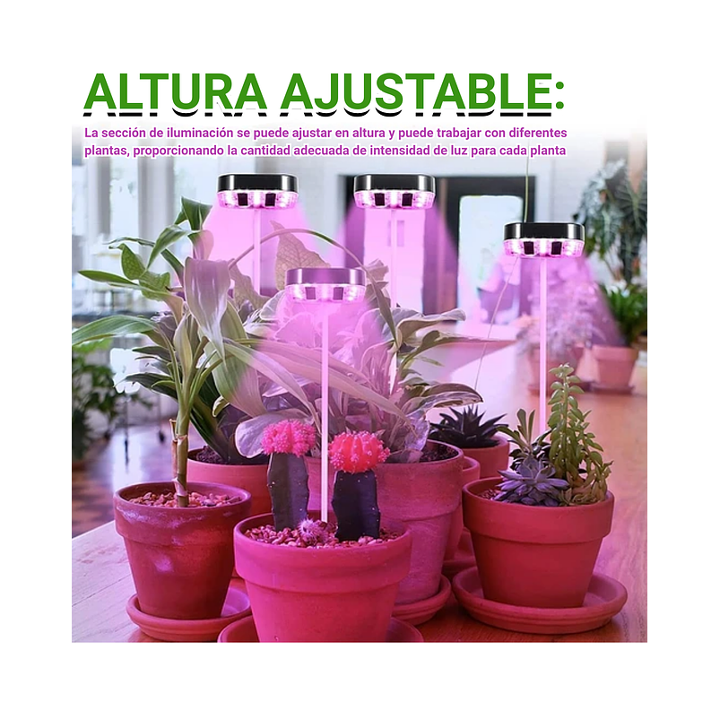 Luces Led Espectro Completo para Cultivo Plantas De Interior 6