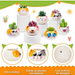 Juego Macetas x8 Unidades Cerámica Diseño Gatos - Miniatura 3