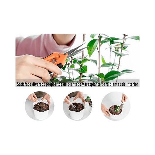 Kit Esencial de Herramientas De Jardinería  con Tapete /Alfombrilla 6