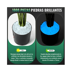 Piedras Luminosas Forma Diamante X1000 Unidades Para Terrarios Acuarios Jardin de Hadas