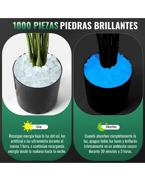 Piedras Luminosas Forma Diamante X1000 Unidades Para Terrarios Acuarios Jardin de Hadas