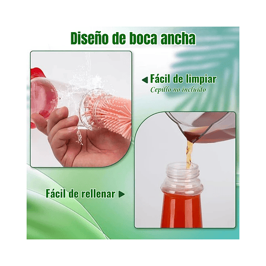 Bebederos de Colibríes Aves con Botella En Vidrio de 10oz X2 Unid 6