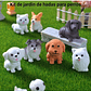 Set Figuras Decorativas de Terrarios Mini Perros en Resina - Miniatura 7