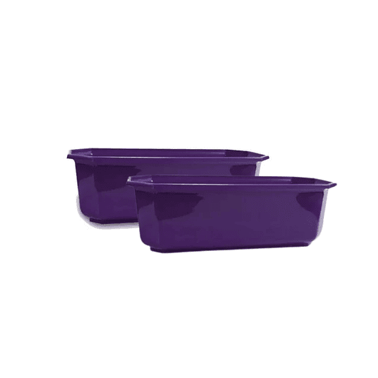 Maceta Plástica Rectangular X2 Und Jardinera X40cm De Largo 4