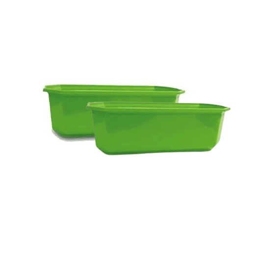 Maceta Plástica Rectangular X2 Und Jardinera X40cm De Largo 6