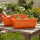 Maceta Plástica Rectangular X2 Und Jardinera X40cm De Largo - Miniatura 14
