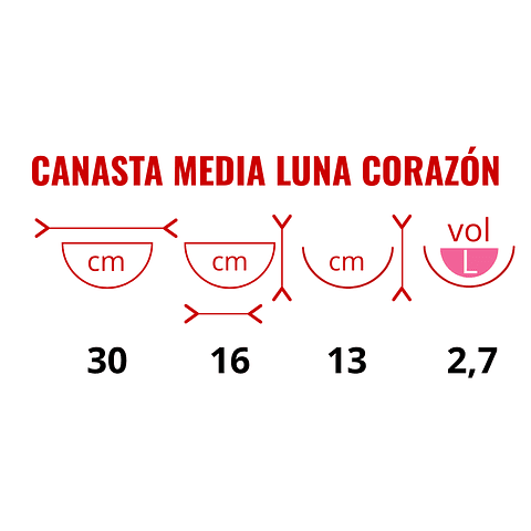 Canasta Plantas Pared x2 Unidades más nido Coco Corazón x30cm