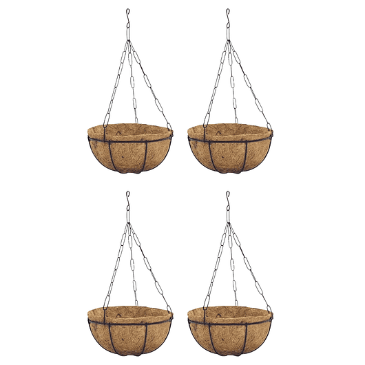 Canasta De Colgar X4 Und +nido De Coco X28cm Diámetro 1
