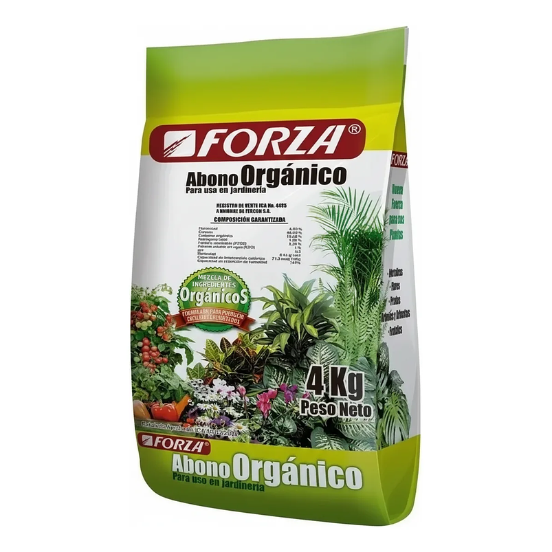 Sustrato Abono Organico Forza Para Plantas x4kg 1