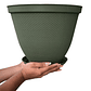 Maceta Plástica De Plantas x2 Unidades 30cm Diámetro más Plato - Miniatura 8