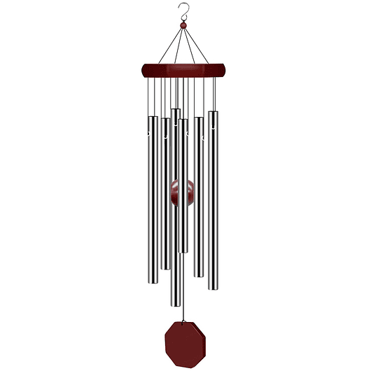 Campana de Viento Decoración de Jardín x6 Tubos en Aluminio 1