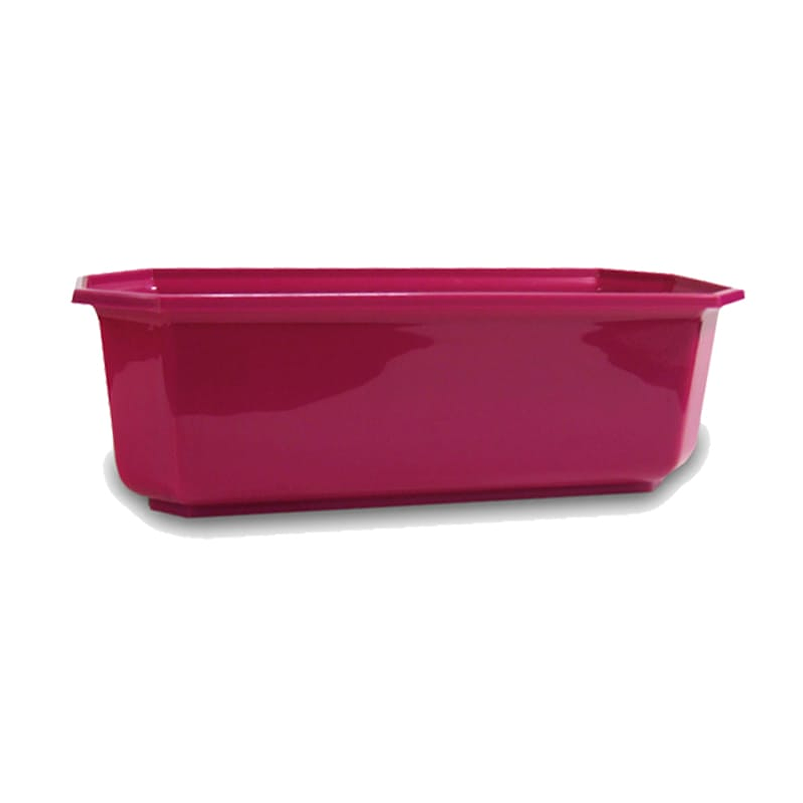 Maceta Plástica Rectangular Tipo Jardinera En Colores x40cm 2