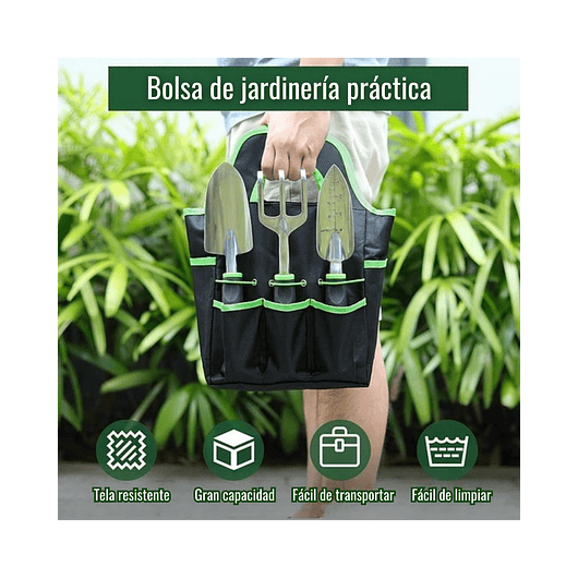 Juego De Herramientas De Jardinería x8 Unidades Antideslizantes 5