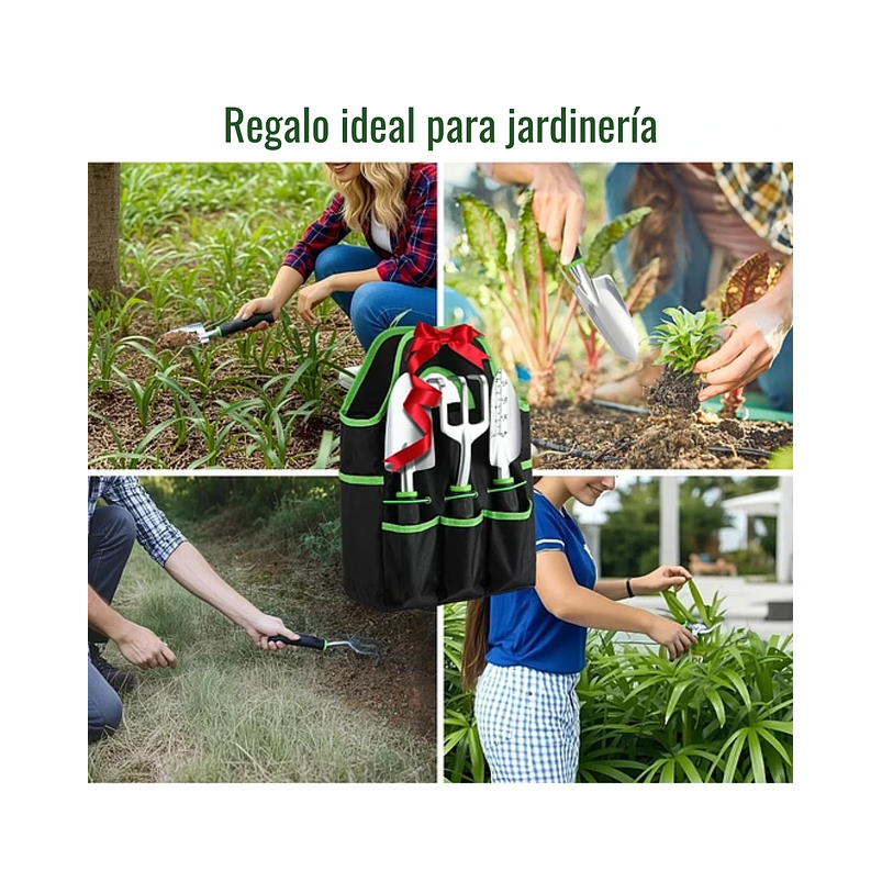Juego De Herramientas De Jardinería x8 Unidades Antideslizantes 6