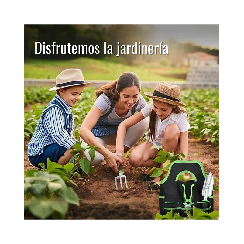 Juego De Herramientas De Jardinería x8 Unidades Antideslizantes 9