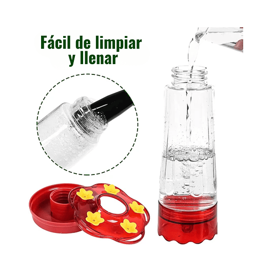 Bebederos Para Colibries Plasticos de Jardin X2 Unidades  3