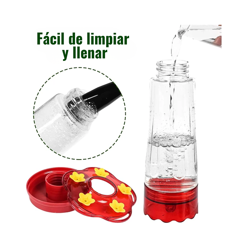 Bebederos Para Colibries Plasticos de Jardin X2 Unidades  5