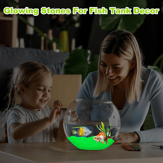 Piedras Decoración Jardín x800 Piezas Brillan En Oscuridad 19