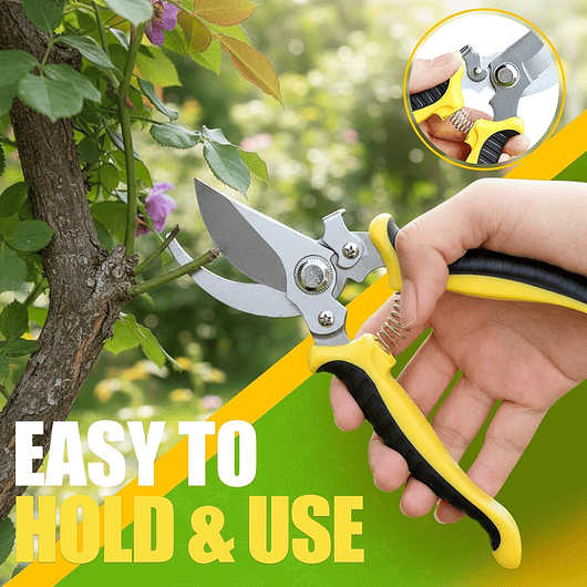 Juego De 3 Tijeras De Podar Jardín Acero Inoxidable 5
