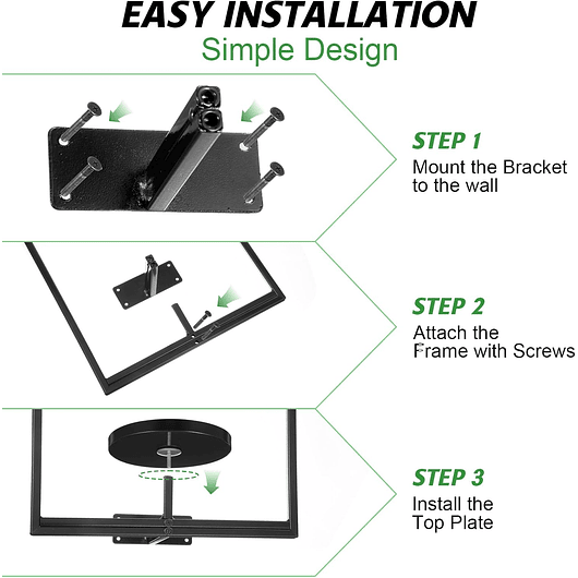 Soporte De Pared Para Plantas 2 Piezas Metal Negro Interior 4