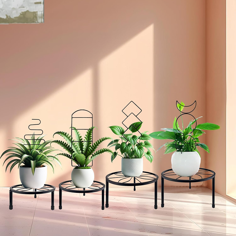 Soporte Para Plantas Trepadoras Enrejado Metalico x4 Unidades 6