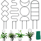Soporte Enrejado Metal x4 Unidades Para Plantas Trepadoras - Miniatura 1