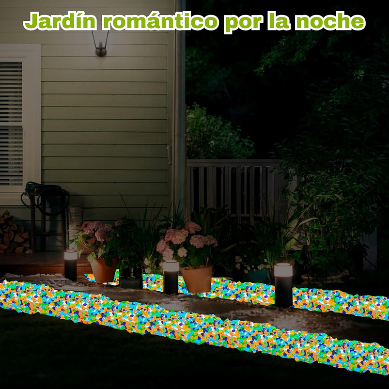 Piedras Decorativas de Jardín Acuarios Jardin de Hadas x800 Piezas Brillan En Oscuridad 8