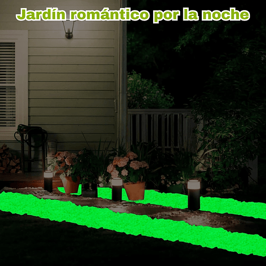Piedras Decorativas de Jardín Acuarios Jardin de Hadas x800 Piezas Brillan En Oscuridad 20