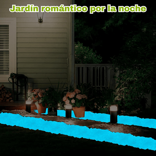 Piedras Decorativas de Jardín Acuarios Jardin de Hadas x800 Piezas Brillan En Oscuridad 14