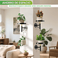 Soporte De Pared Metalico x3 Unidades Para Macetas y Plantas De Interior - Miniatura 6
