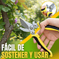 Juego De 3 Tijeras de Jardineria Poda Huerto y Cultivo en Acero Inoxidable - Miniatura 7