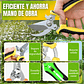 Juego De 3 Tijeras de Jardineria Poda Huerto y Cultivo en Acero Inoxidable - Miniatura 10