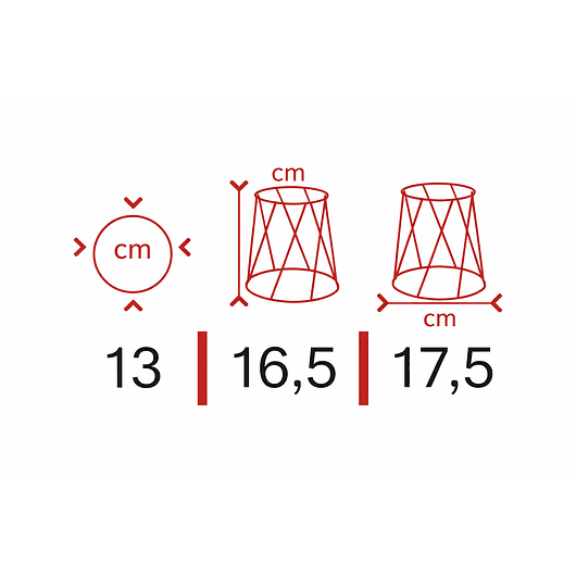 Soporte de Maceta para Mesa más Maceta Plástica Brillante 14cm Negro 17