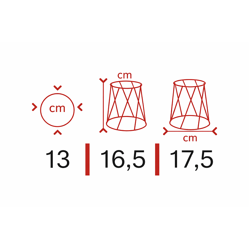 Soporte de Maceta para Mesa más Maceta Plástica Brillante 14cm Negro 17