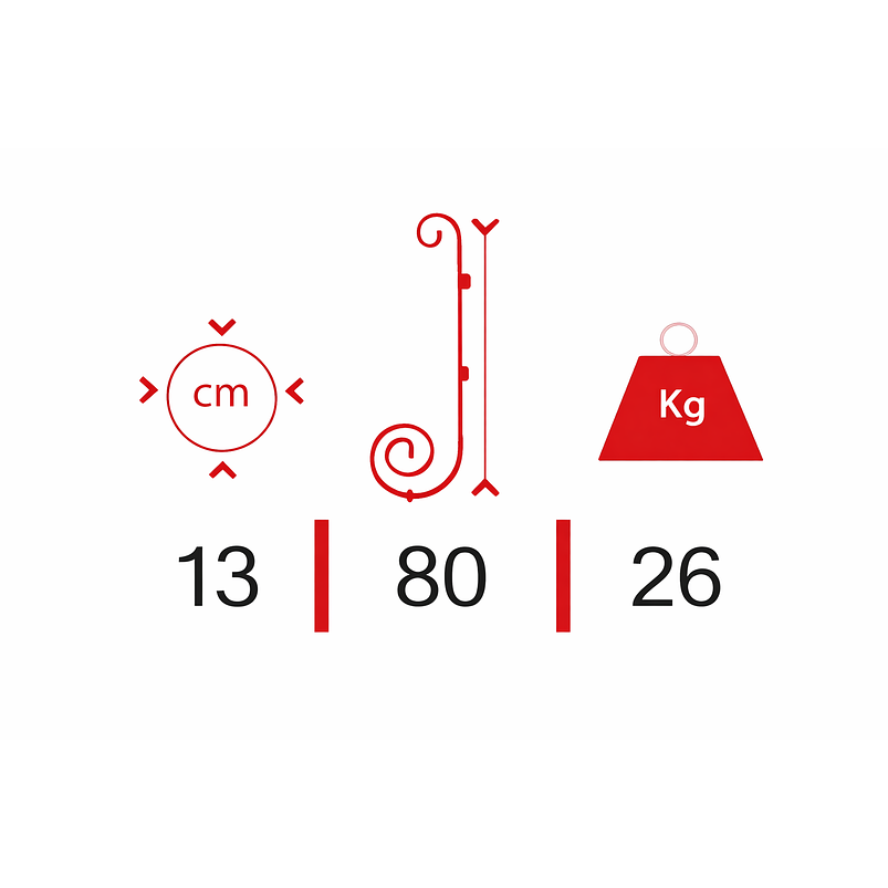 Soporte Metalico de Plantas x 6 Puestos de 80cms Alto + 6 Macetas Plasticas Acabado Brillante 2