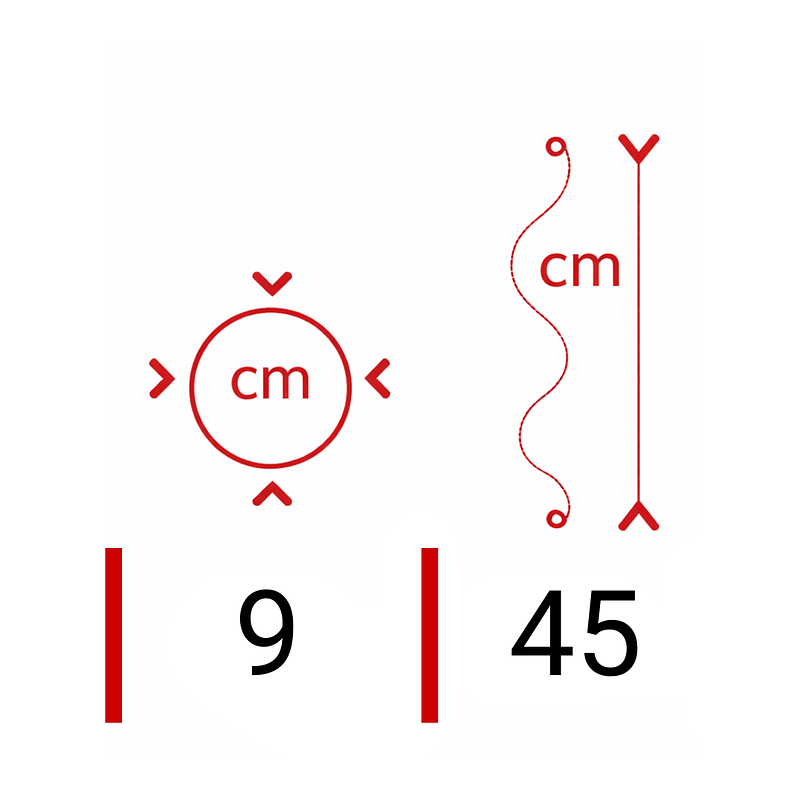 Soporte Macetas Pared x5 Espacios 9cm Díametro 3