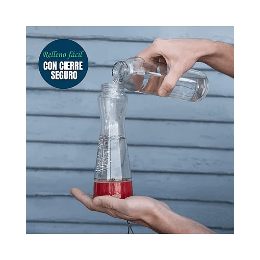 Bebedero Colibríes En Vidrio De Colgar 300ml x2 Unidades 5