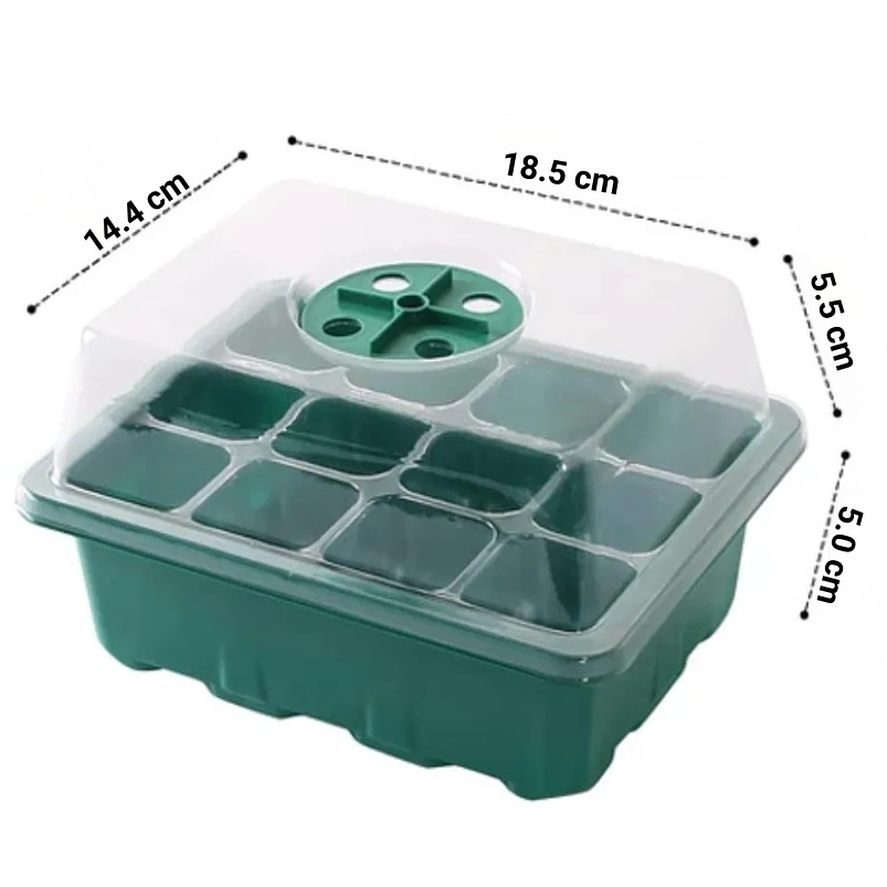 Kit Germinacion X3 Bandejas + Cupula Y Herramientas Plantas 3