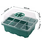 Kit Germinacion X3 Bandejas + Cupula Y Herramientas Plantas - Miniatura 3