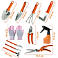 Kit Herramientas Jardinería Plantas x10 Piezas En Acero Más estuche - Miniatura 18
