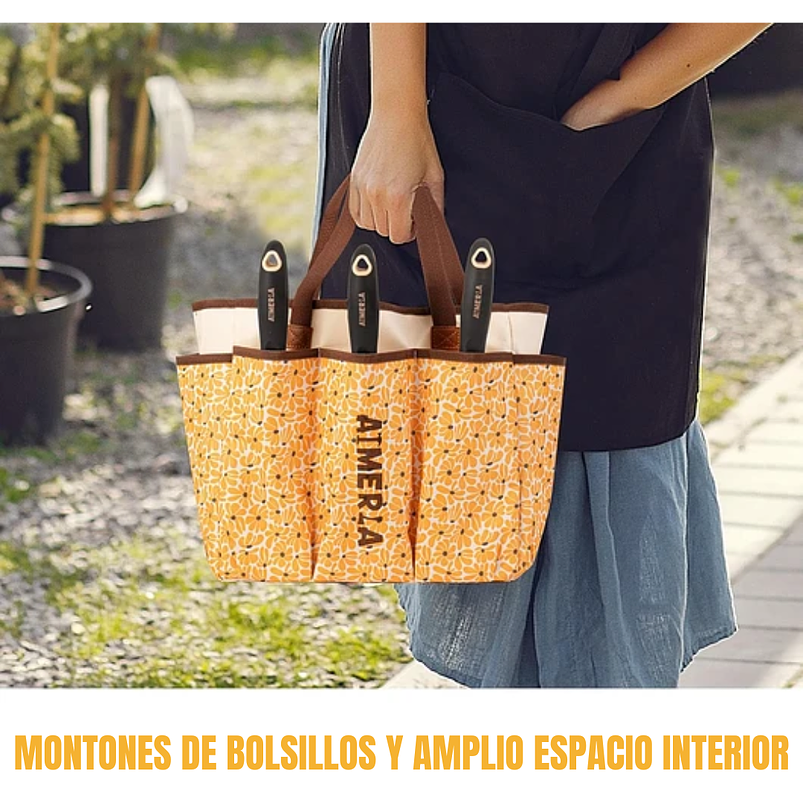 Kit Juego de Herramientas Esencial de Jardinería Huerto y Cultivo 5