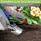 Kit Herramientas De Jardinería x5 Piezas Con Guantes Acero Inox - Miniatura 4