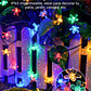 Luces Led Energia Solar Decorativas de Jardin Flores de Cerezo x60 Led - Miniatura 6
