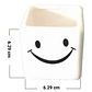 Maceta Cerámica Premium Smily Set x6 Cuadrada Para Suculenta - Miniatura 5